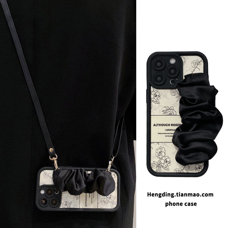 高级感素描花丝巾弹力腕带适用华为Nova13手机壳nova12u