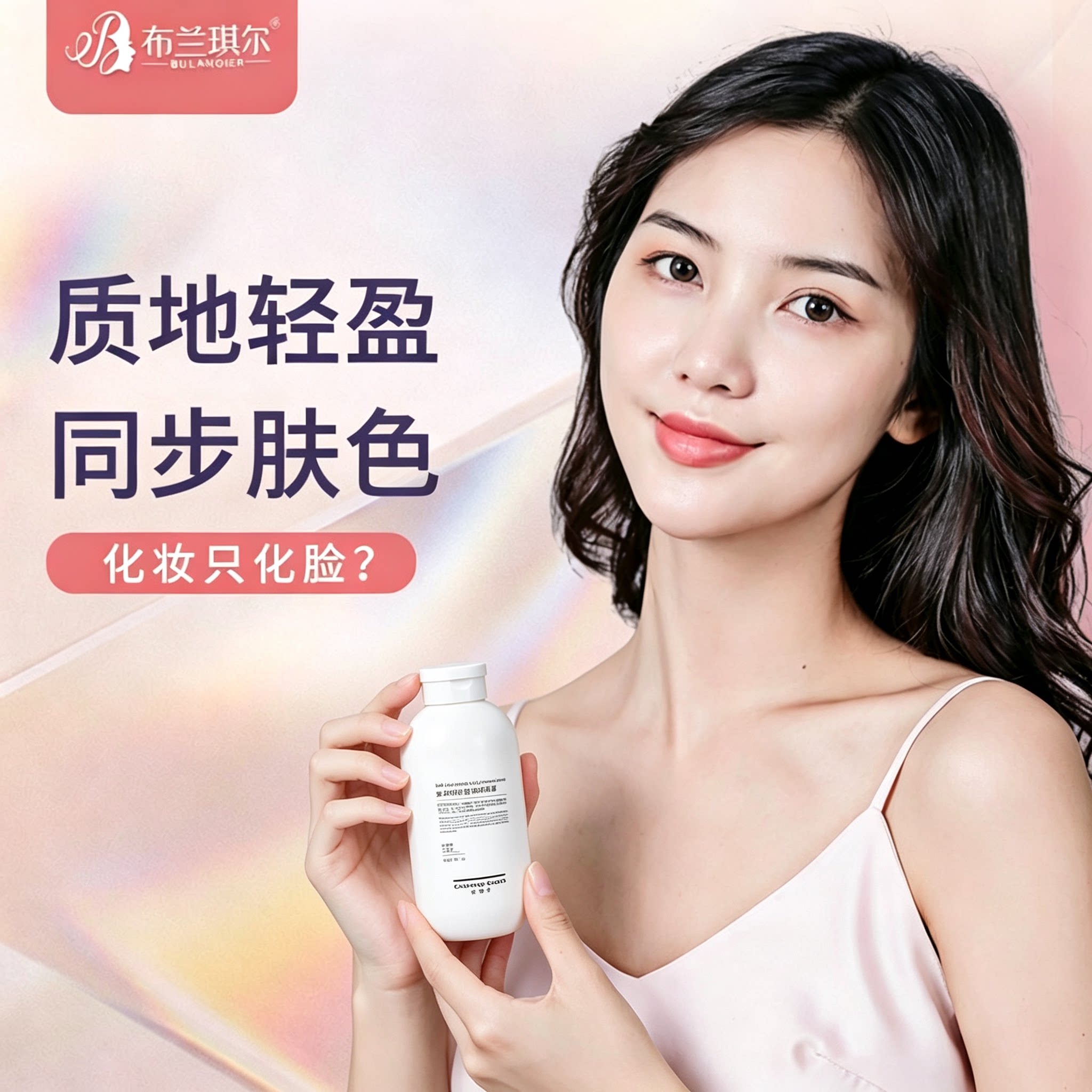 身体素颜霜布兰琪尔修正肤色