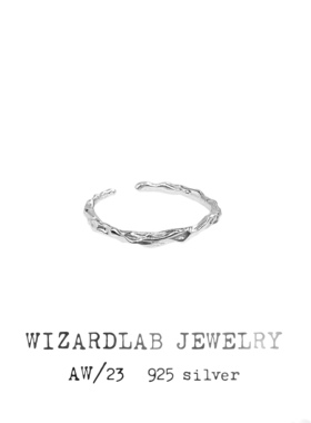 WIZARDLAB原创设计丨手工雕蜡 小众质感银饰「浮光碎影」肌理细戒