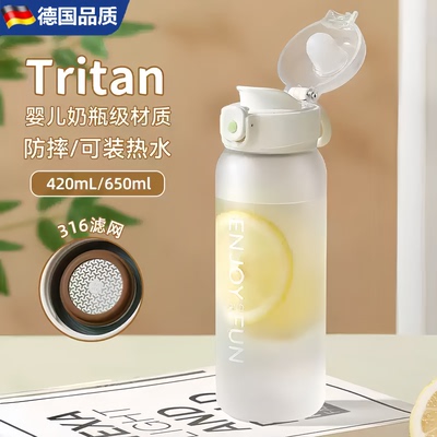德国进口Tritan运动水杯耐高温