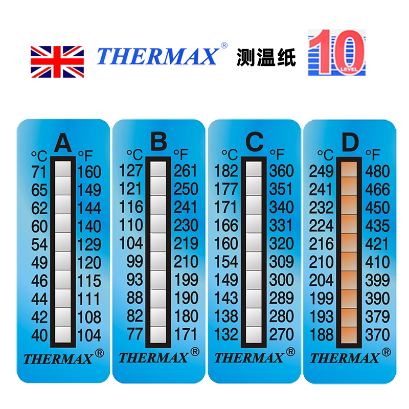 测温英国thermax实验室测温纸
