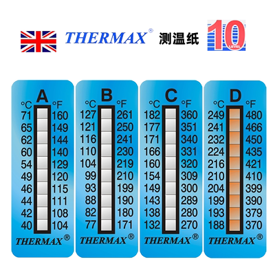 测温英国thermax实验室测温纸