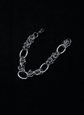 Gram Atom*钛钢冷淡风不掉色多重圆环拼接手链嘻哈男女情侣款首饰