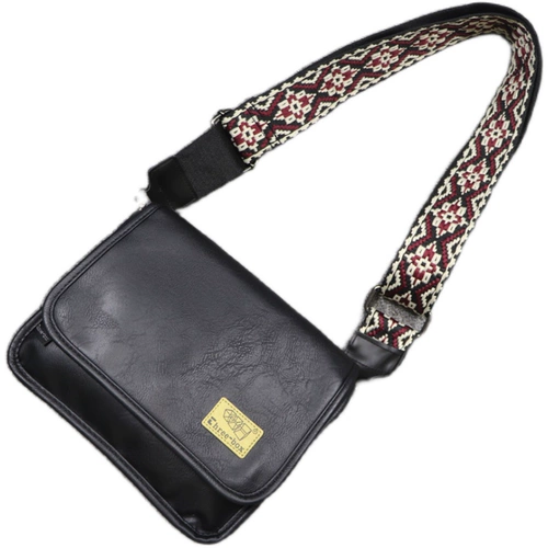 Сумка через плечо, этническая сумка на одно плечо подходит для мужчин и женщин, трендовый рюкзак, Гонконг, японские и корейские, этнический стиль