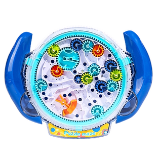 3d立体魔方齿轮迷宫盘走滚珠玩具球8-12岁儿童益智闯关专注力训练