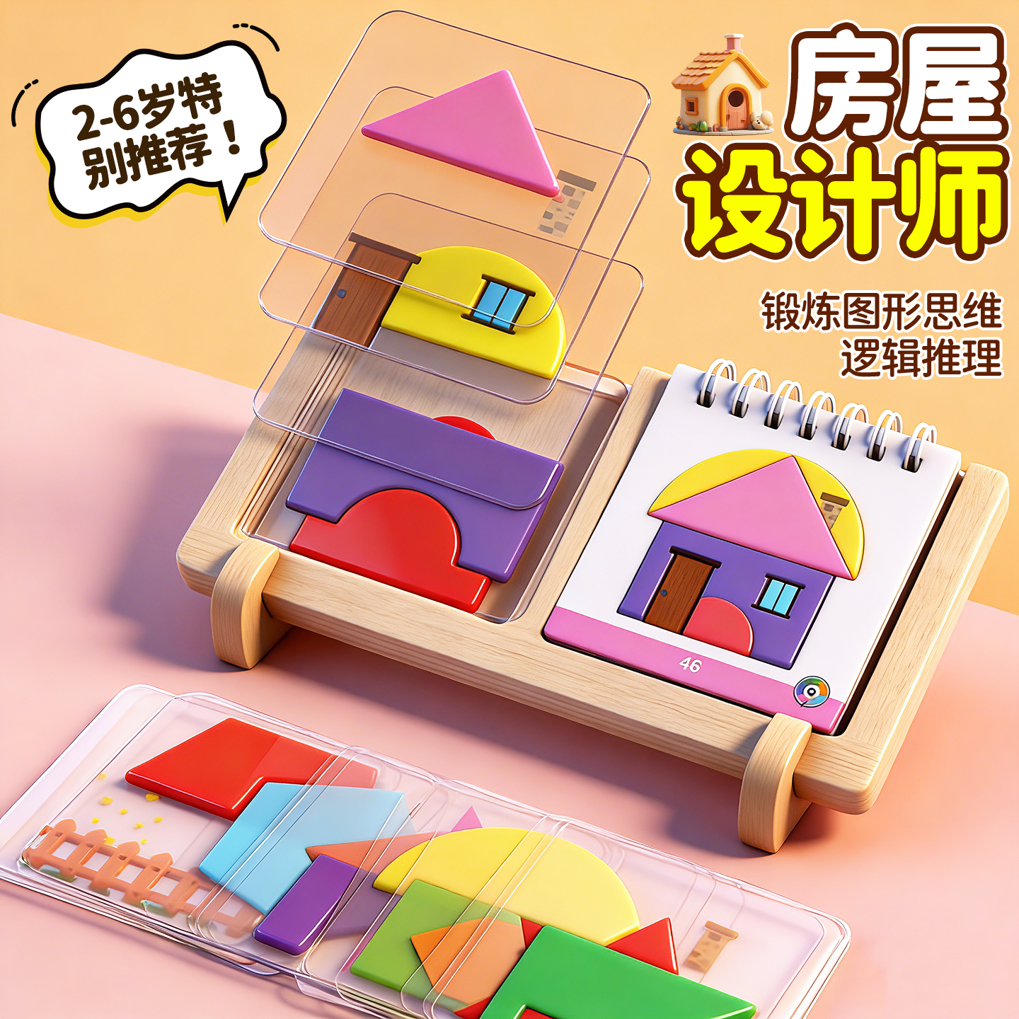 儿童逻辑思维训练益智拼图