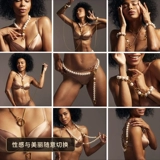 Браслет, ожерелье, чокер, наручники из жемчуга, игрушка для взрослых для выхода на улицу