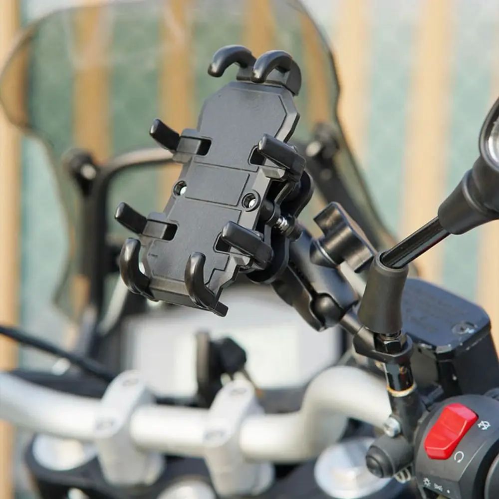 Motorcycle Phone Holder with Shock Absorber/no Shock Absorbe