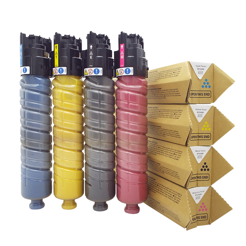 科尉 适用理光430打印机碳粉C430小型瓷像打印机墨盒spc430dn墨粉SPC431DN粉盒彩粉
