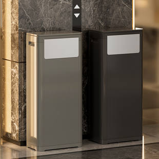 垃圾桶大号大容量高款带盖酒店大堂办公室楼道商场用电梯公共区域