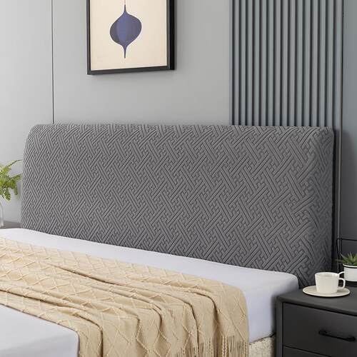 新款全包弹力床头套罩简约现代床头套通用万能床头罩套木床靠背套