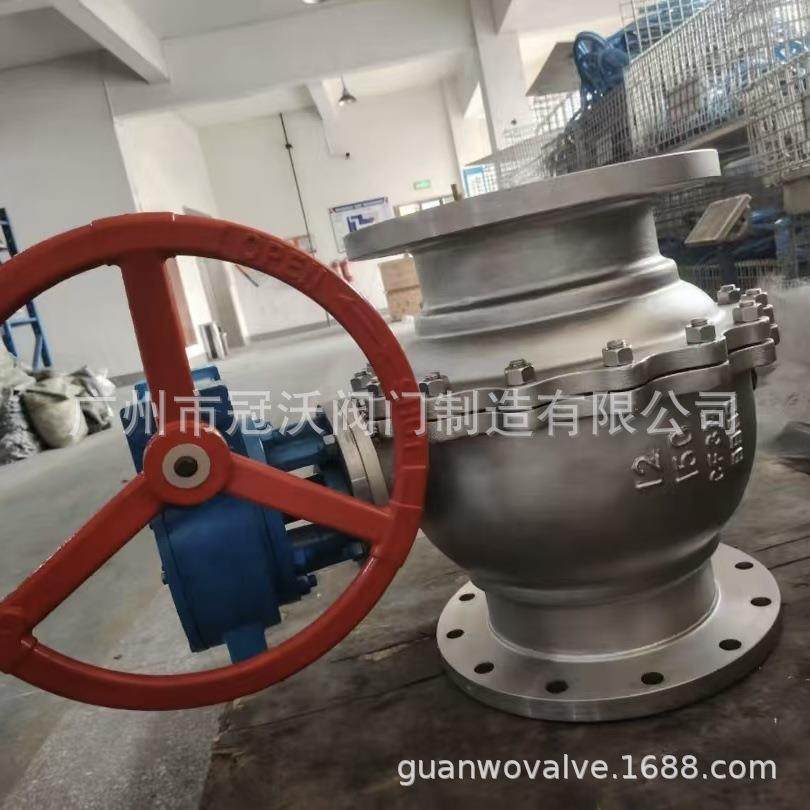 不锈钢涡轮法兰球阀 Q341F-16P/C涡轮球阀 Q341F-16C涡轮二通阀