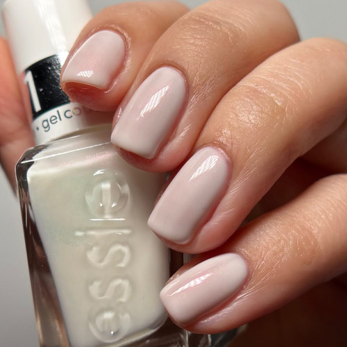ESSIE07月光婚纱白扭扭瓶指甲油