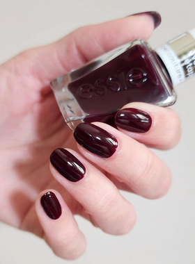 ESSIE370茄子红酒免烤显白指甲油