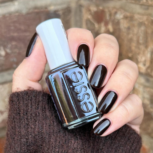 essie359马鞍棕免烤显白指甲油