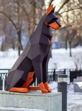 卡纸装饰北欧风格客厅