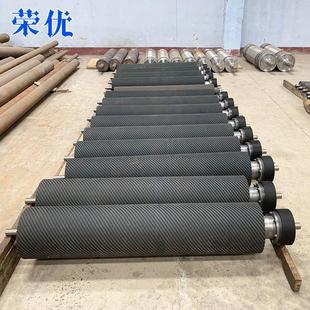 实力厂家供应木工机械砂光机胶辊钢辊开螺旋槽辊质量保证