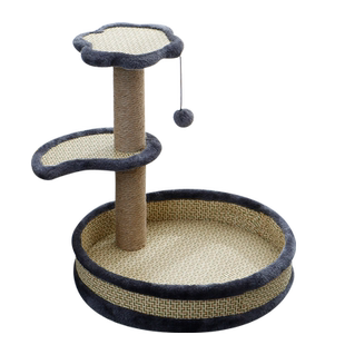 猫抓板猫爬架一体四季通用耐磨不掉屑剑麻柱立式猫窝猫咪用品玩具