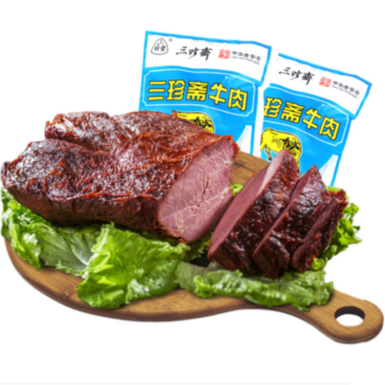 200g卤味真空包装乌镇三珍斋牛肉