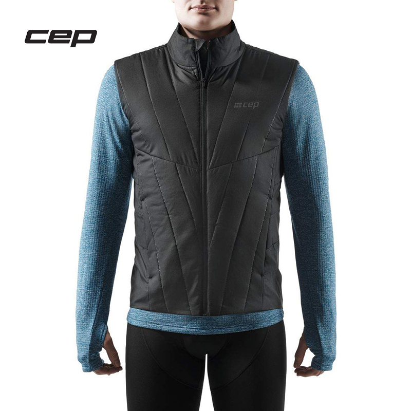 CEP WINTER RUN运动马甲背心外套男秋冬季外搭保暖休闲