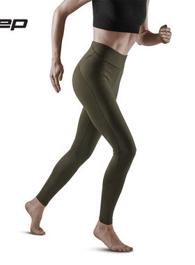 CEP REFLECTIVE 秋冬反光运动紧身裤女 速干裤跑步长裤子