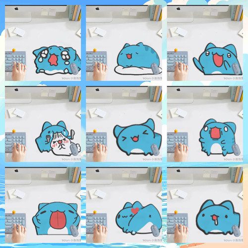 猫猫虫咖波Bugca异形鼠标垫