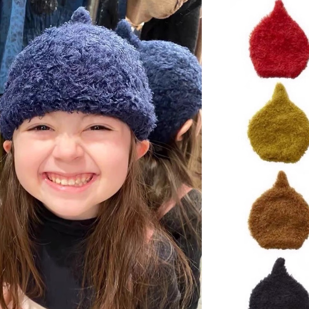 柔软保暖可爱帽子儿童