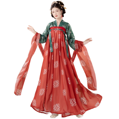 醉婵汉服原创长安唐制齐胸一片