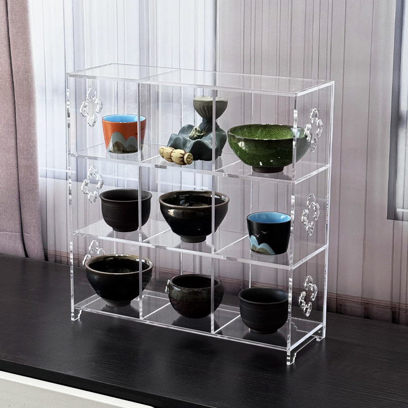 桌面博古架茶壶茶具展示置物架