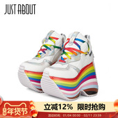 about单鞋 松糕厚底运动休闲鞋 女潮鞋 just ins小个子增高鞋 不累脚