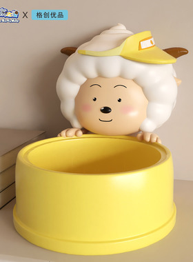 喜羊羊与灰太狼豆豆眼装饰品