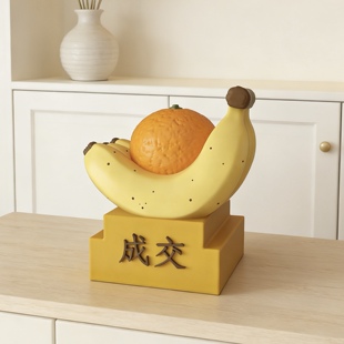 现代简约风水果造型门店开业礼品装饰新居客厅玄关高级感成交摆件