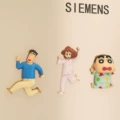 Refrigerator Stickers for a Family of Three