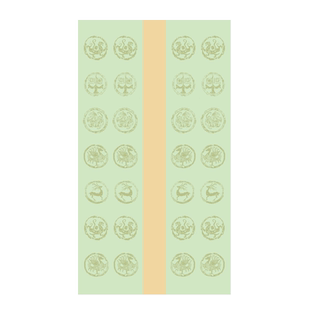 颢文轩蜡染素彩书法作品纸半生熟四尺整张对开五言七言20格28格毛笔字诗词对联书法专用纸国展投稿比赛专用纸