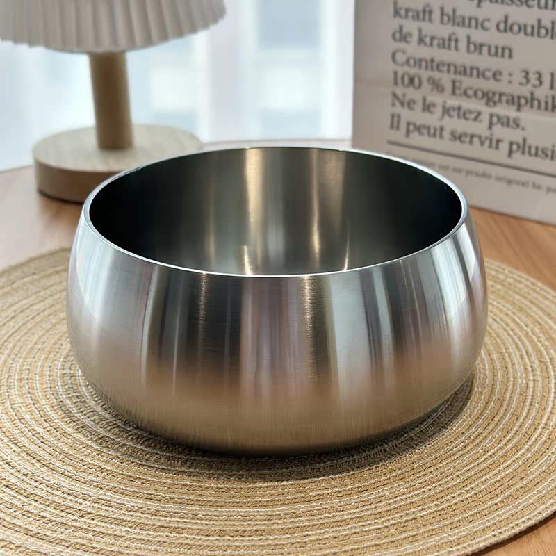 化缘系列304不锈钢碗泡面碗家用大号 料理碗全钢大饭碗冷面碗全钢