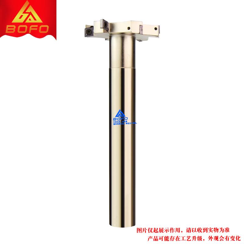 HTS系列T型槽铣刀杆 MTS直柄三面刃t形刀杆侧铣开槽刀 加长梯形刀