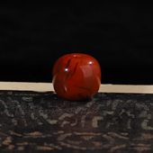 一物一图 毕业级南红老形珠直径12.5对孔10.8mm火焰纹老型珠 20号