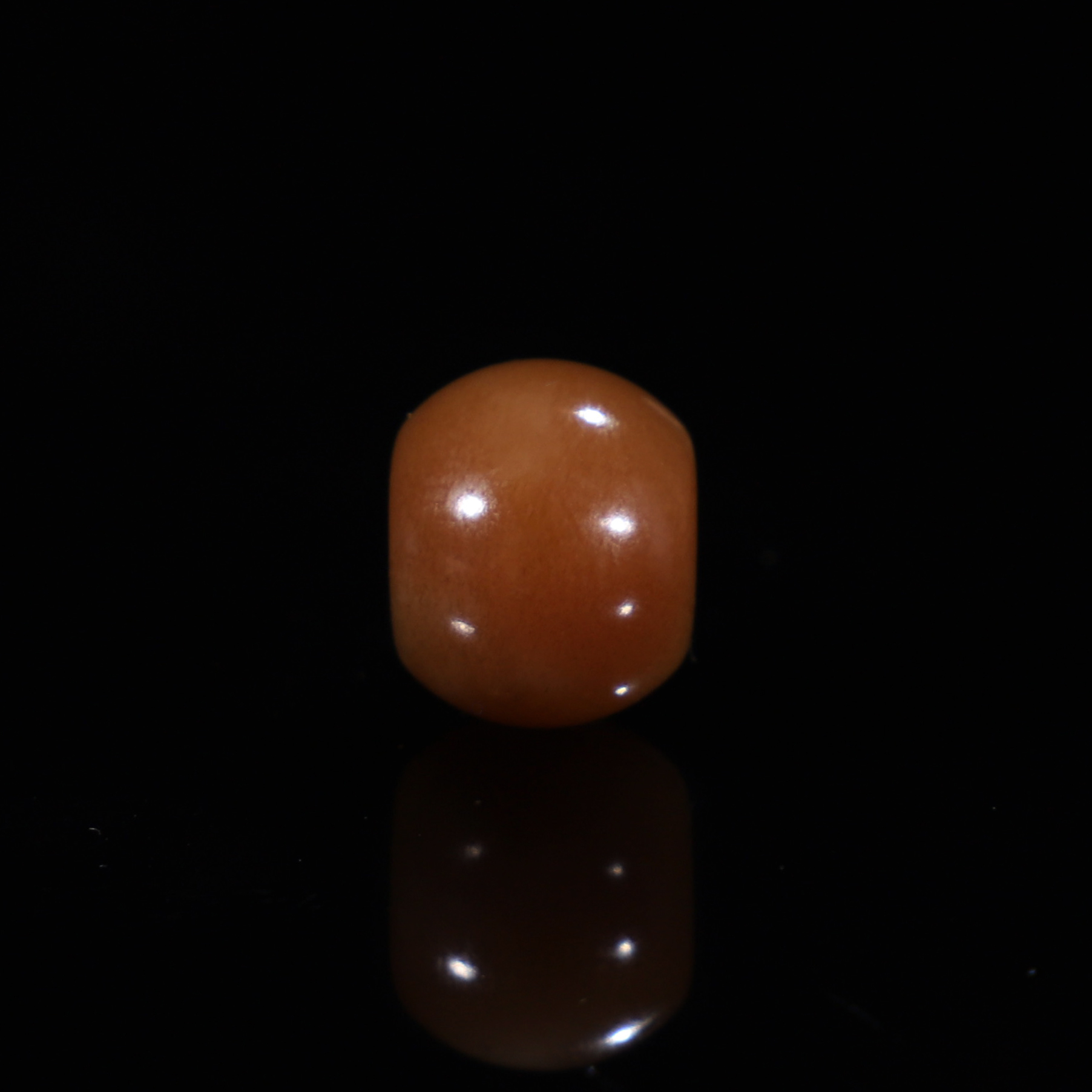 新疆和田玉且末料散珠糖色隔珠