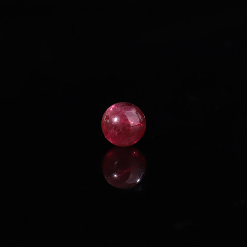 天然鸽血红色泽碧玺散珠子7.2mm