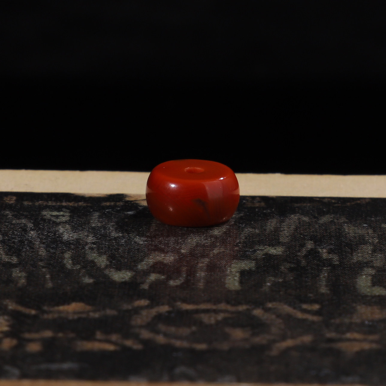 四川南红玛瑙柿子红隔片