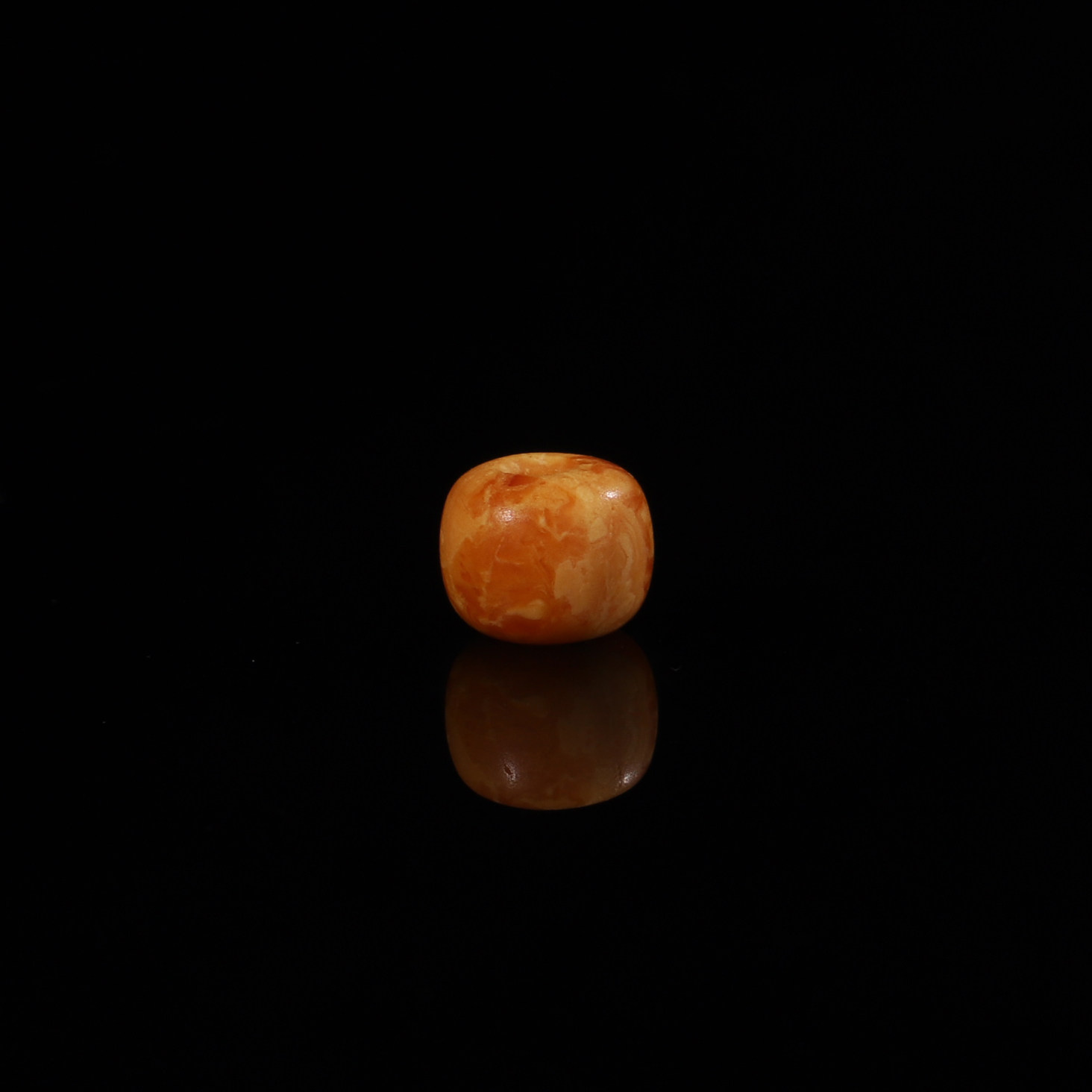 天然琥珀原石老蜜蜡老型珠LL36