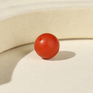 天然保山南红散珠 滴水洞料 油润度高 13mm南红单珠