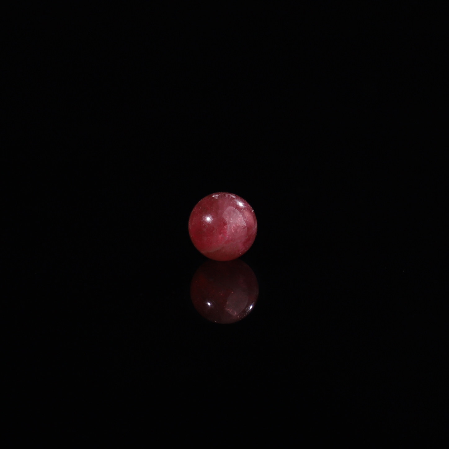 天然红色碧玺散珠子手链diy男女士手串项链6.5mm串珠 238号