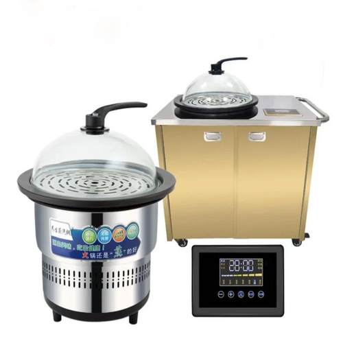 复古食谱商用蒸汽火锅蒸汽海鲜锅电蒸大容量酒店餐厅石锅鱼蒸汽锅