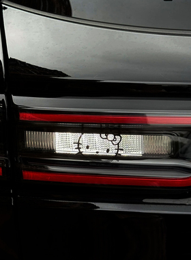 凯蒂猫Kittty猫头车贴汽车油箱盖装饰贴纸迷你可爱车贴摩托车拉花