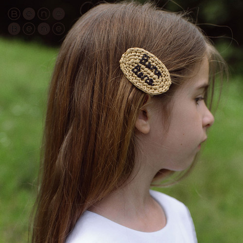 benebene编织元素发夹