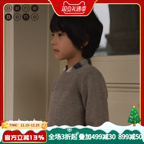 羊绒针织衫BeneBene男韩国23秋季