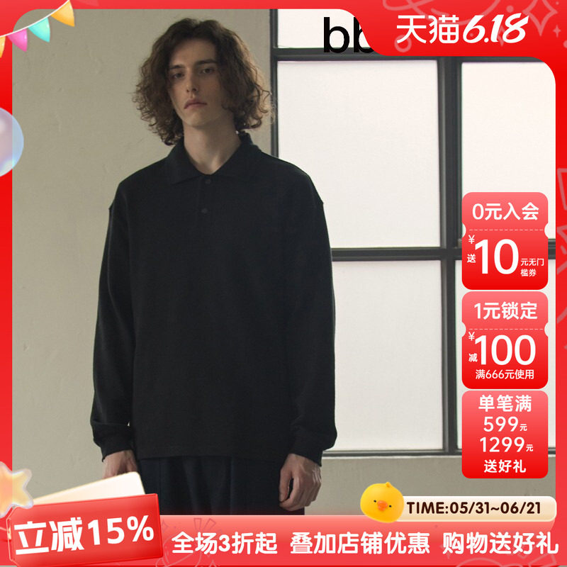 bbeeeenn韩国童装冬季新款男生长袖T恤男士纯棉净版polo衫