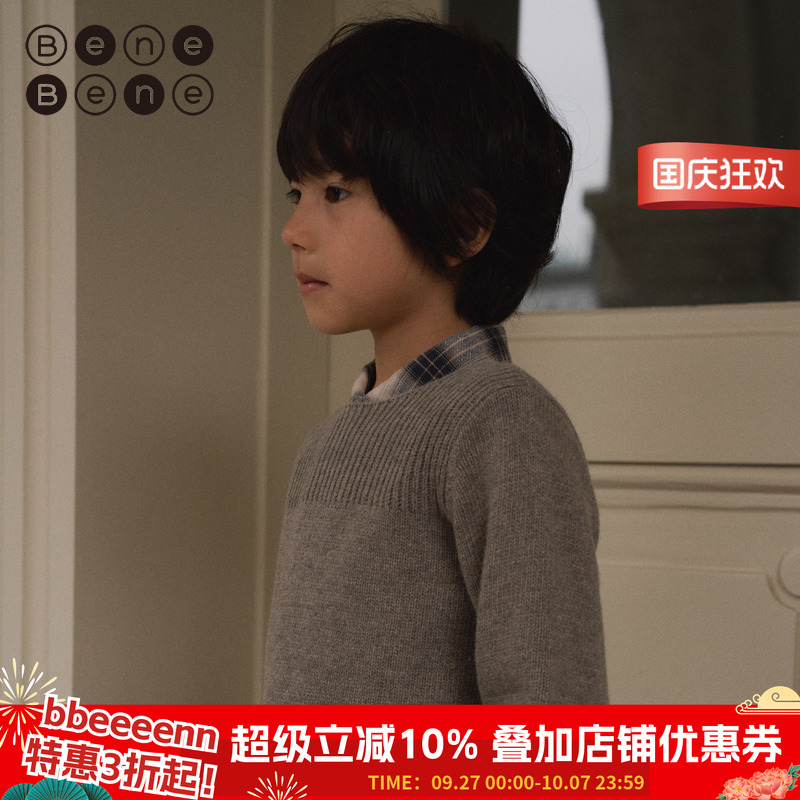 羊绒针织衫BeneBene男韩国23秋季