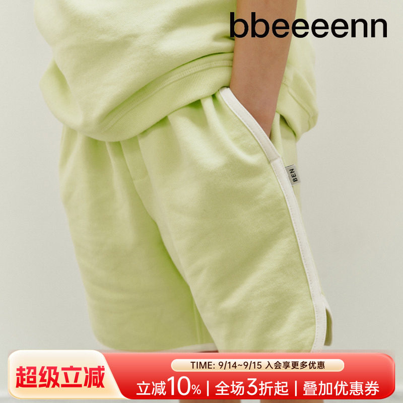bbeeeenn短裤棉短裤休闲裤宽松										